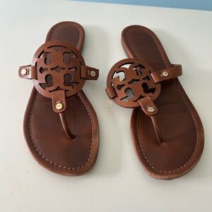 Tory Burch Tan Leather Women's Sandals